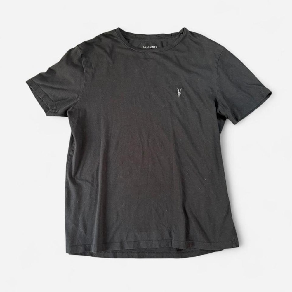 AllSaints Black Rams Head‎ T Shirt Size Mens Medium